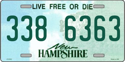NH license plate 3386363
