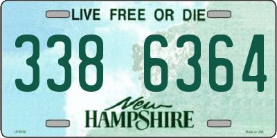 NH license plate 3386364