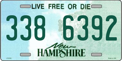 NH license plate 3386392