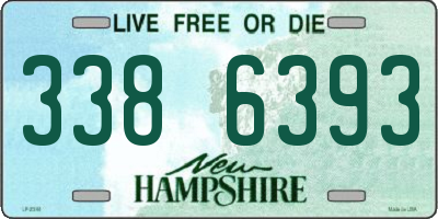 NH license plate 3386393
