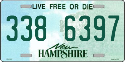 NH license plate 3386397