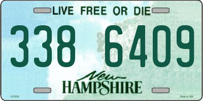 NH license plate 3386409