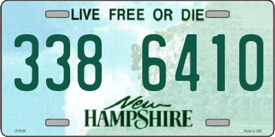 NH license plate 3386410
