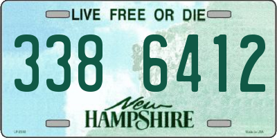 NH license plate 3386412