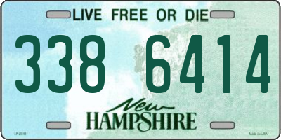 NH license plate 3386414