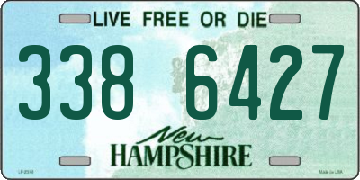 NH license plate 3386427