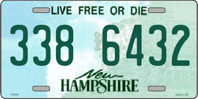 NH license plate 3386432