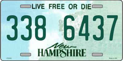 NH license plate 3386437