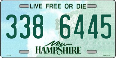 NH license plate 3386445