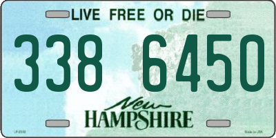 NH license plate 3386450