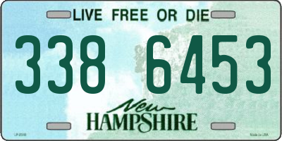 NH license plate 3386453