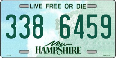 NH license plate 3386459