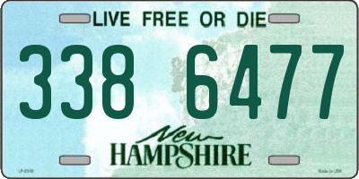 NH license plate 3386477