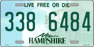 NH license plate 3386484