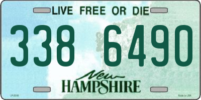 NH license plate 3386490