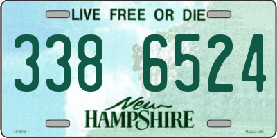 NH license plate 3386524