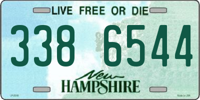 NH license plate 3386544