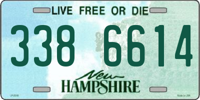 NH license plate 3386614