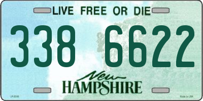 NH license plate 3386622