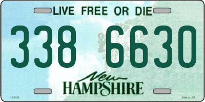 NH license plate 3386630