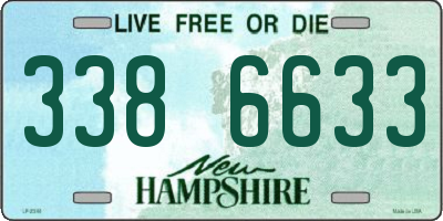 NH license plate 3386633