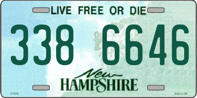 NH license plate 3386646