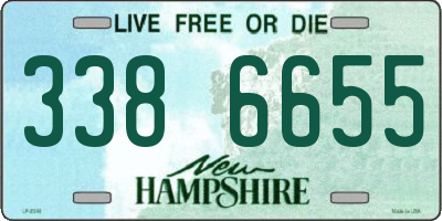 NH license plate 3386655