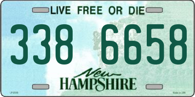 NH license plate 3386658