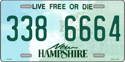 NH license plate 3386664