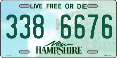 NH license plate 3386676