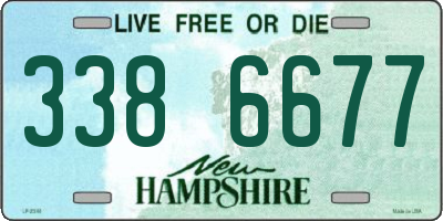 NH license plate 3386677