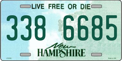 NH license plate 3386685