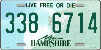 NH license plate 3386714
