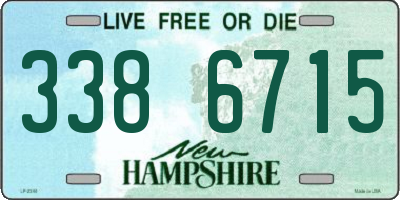 NH license plate 3386715