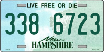 NH license plate 3386723