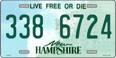 NH license plate 3386724