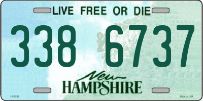 NH license plate 3386737
