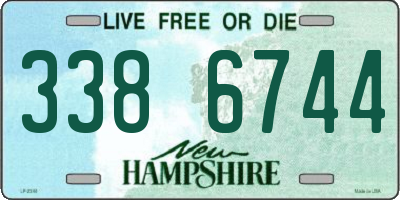 NH license plate 3386744
