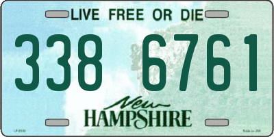 NH license plate 3386761