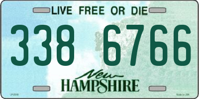 NH license plate 3386766