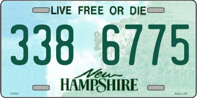 NH license plate 3386775