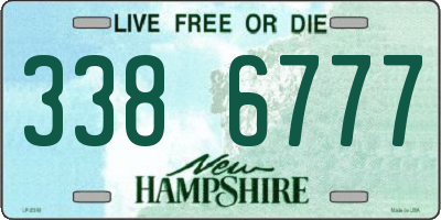 NH license plate 3386777