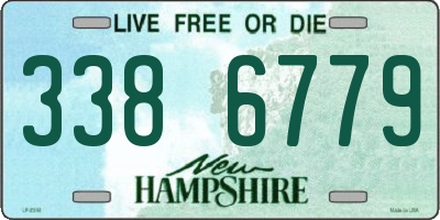 NH license plate 3386779
