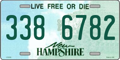 NH license plate 3386782