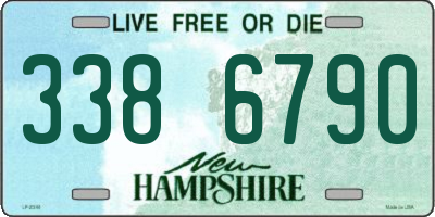 NH license plate 3386790