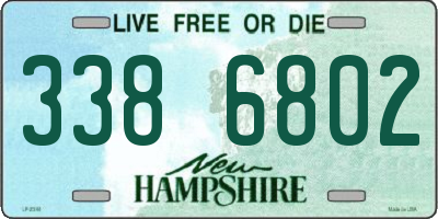 NH license plate 3386802