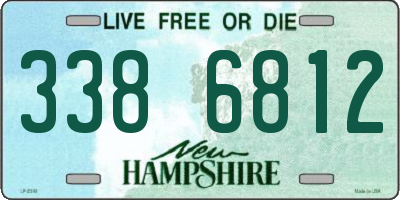 NH license plate 3386812