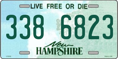 NH license plate 3386823