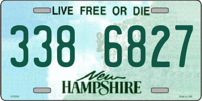 NH license plate 3386827