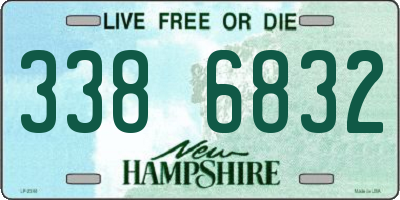 NH license plate 3386832